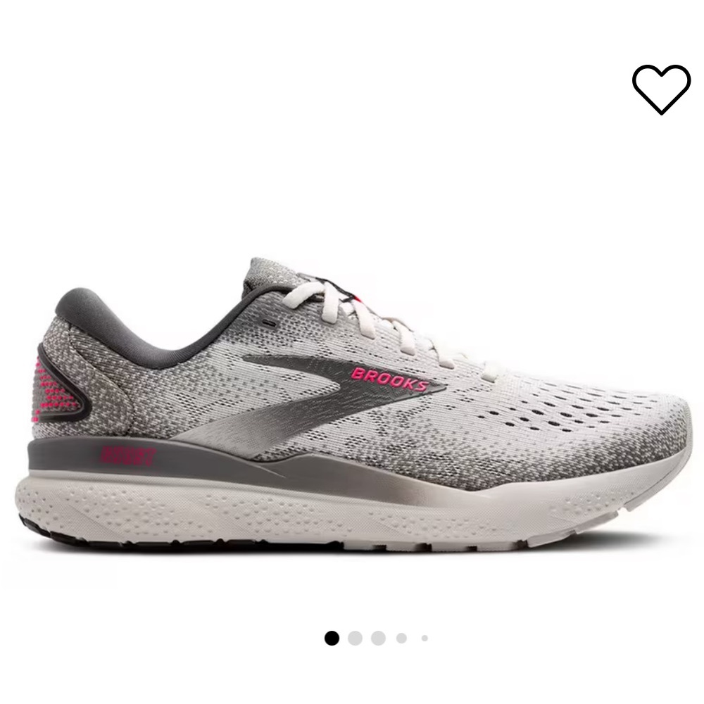 Brooks Ghost 16 - Gray and Pink